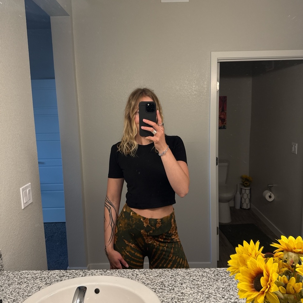 Zara Black Casual Top